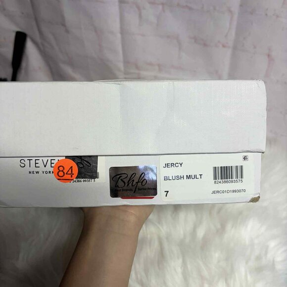 Jersey Blush Multi High Heel Sandals by Steven, Steve madden sz7 - Picture 3 of 8